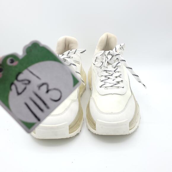 Steve Madden Blatant power White Chunky Air women's size 10 - Picture 8 of 9